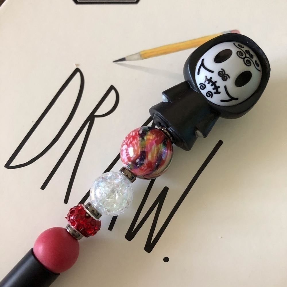 Harry Potter: Death Eater handmade beaded pen